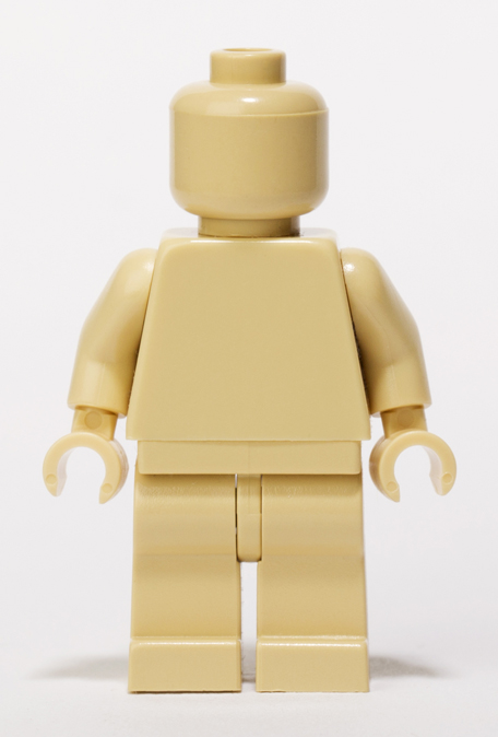 Tan Lego Monochrome minifigure